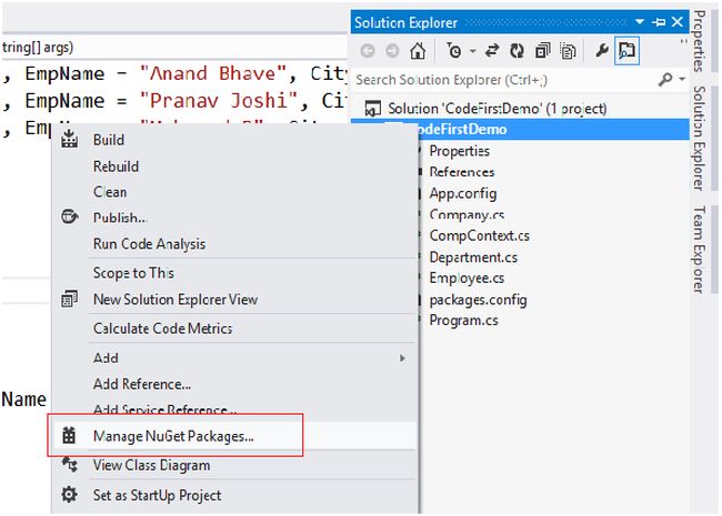 manage Nuget package